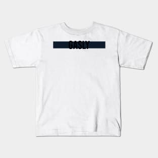 Pierre Gasly Driver Name - 2022 Season #4 Kids T-Shirt